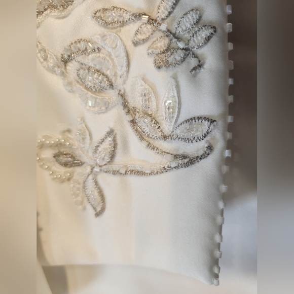 Satin Bridal Shawl - Picture 6 of 9